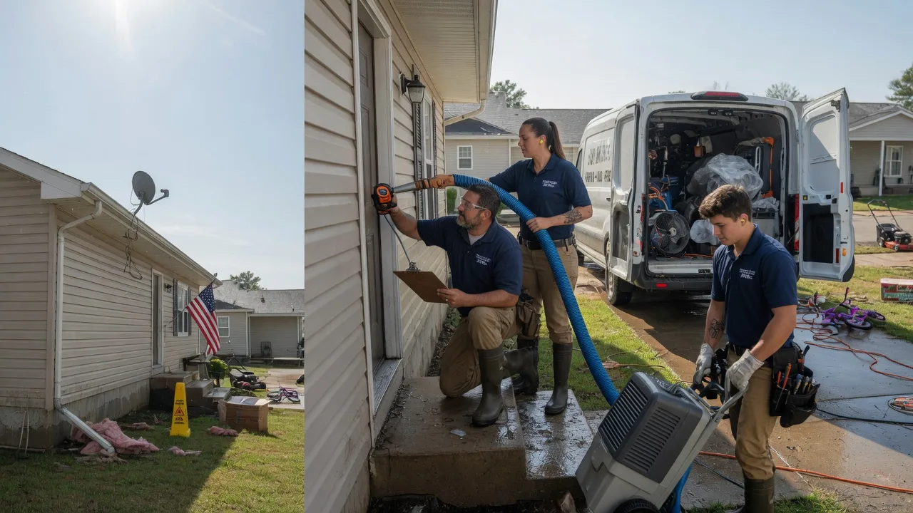 Ceiling Water Damage Restoration in Polkton, NC near me